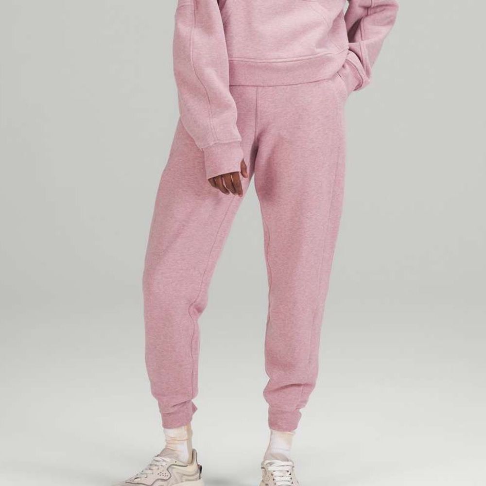 Lululemon Scuba High-Rise Jogger In Heathered Pink Taupe Size 6
